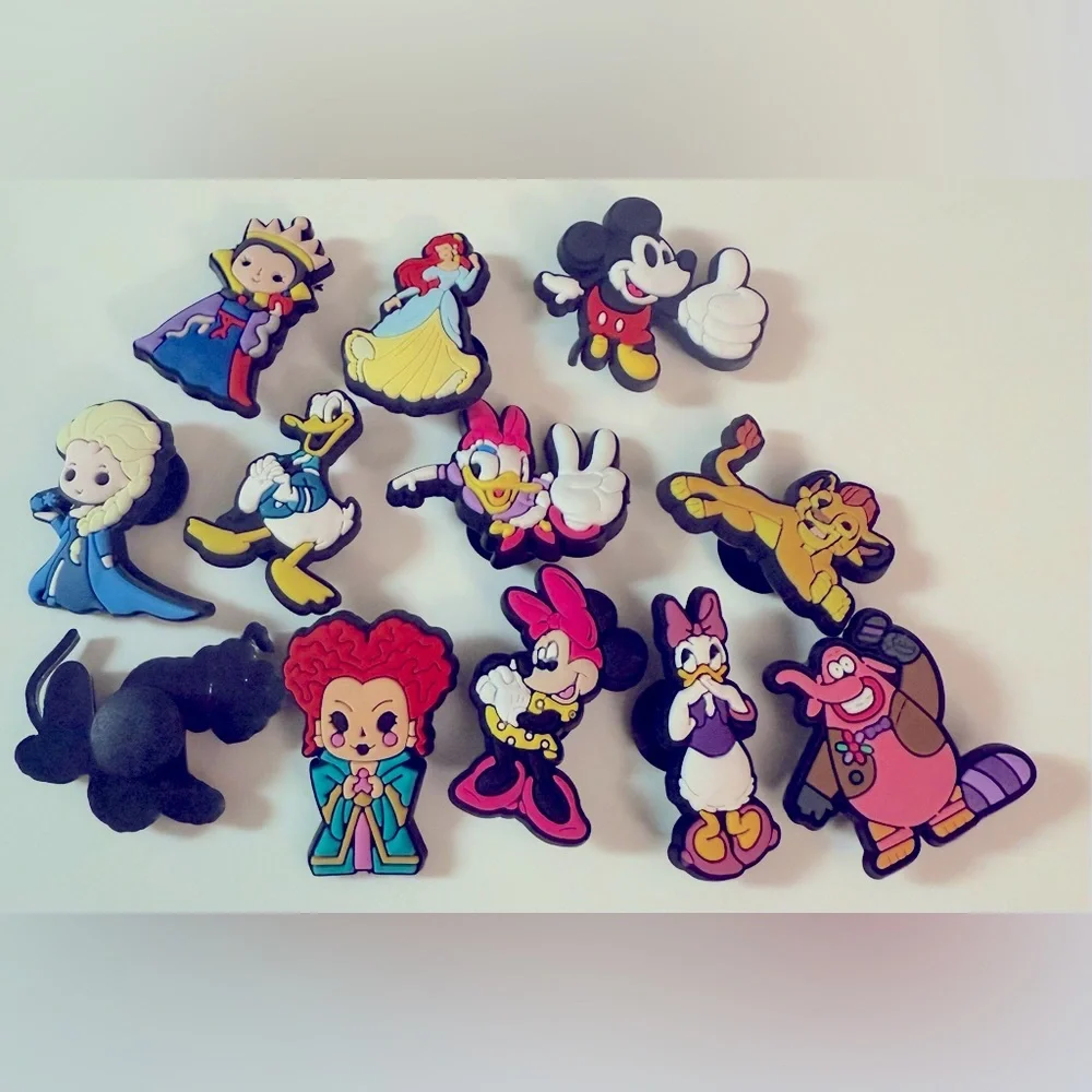 12 Disney Themed Croc Charms Jibbit Shoe Charm Disney Croc Charms - Picture 6 of 8